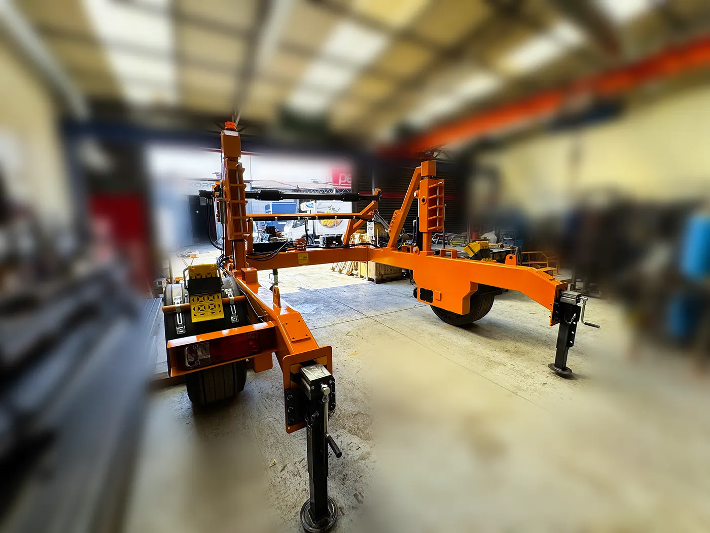 Full Hydraulic Cable Drum Trailer 10 Ton Details